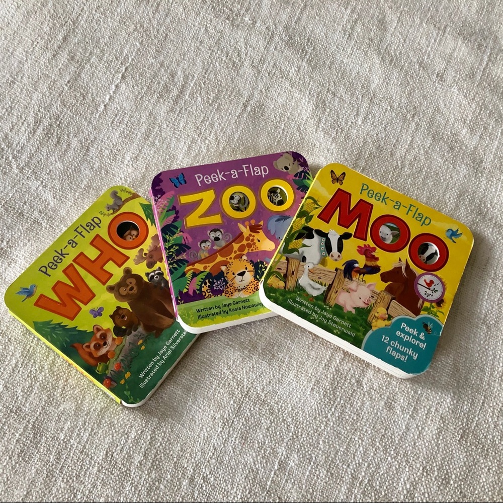 🆕EUC: Peek-a-Flap Toddler Books 📚